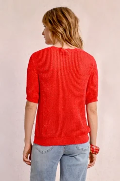 Pull en maille col V