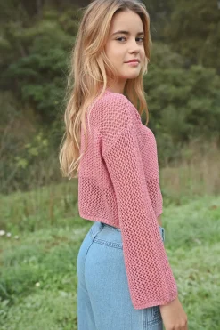 Pull en maille fine, manches longues