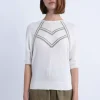 Pull fin emmanchure chauve souris