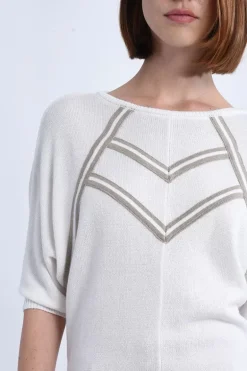 Pull fin emmanchure chauve souris