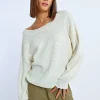 Pull oversize à sequins