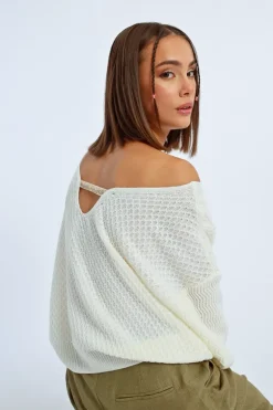 Pull oversize à sequins