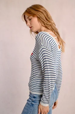 Pull rayé
