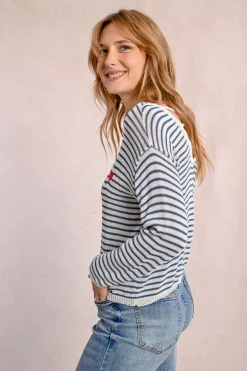 Pull rayé