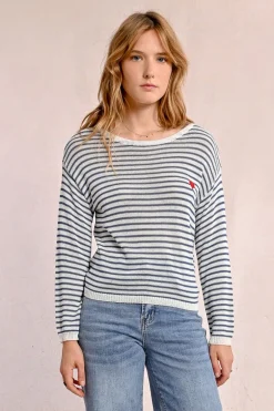 Pull rayé
