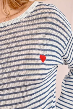 Pull rayé