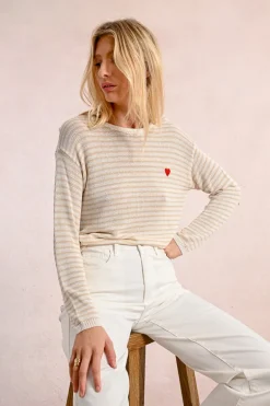 Pull rayé