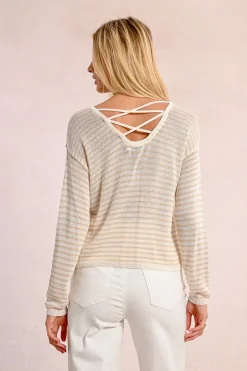 Pull rayé
