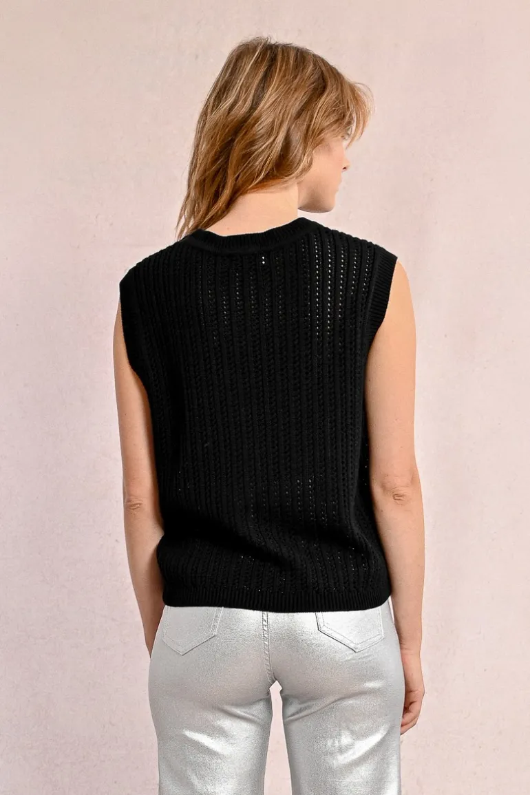 Pull sans manches