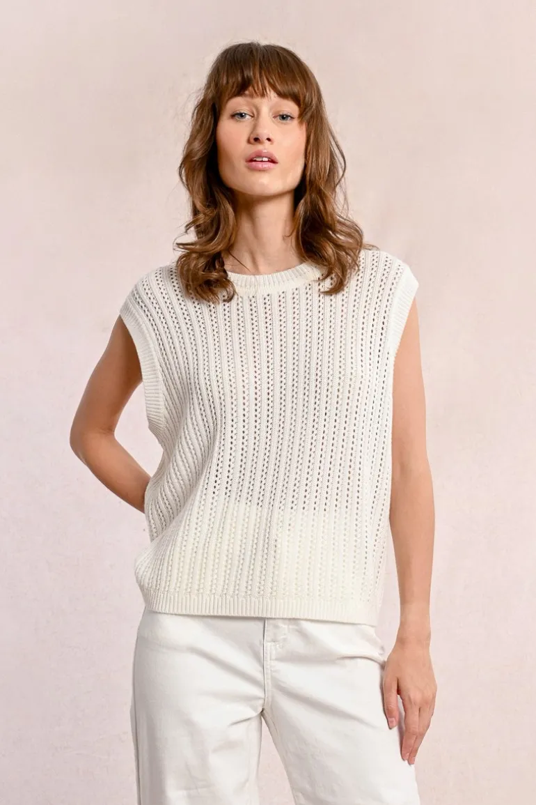 Pull sans manches