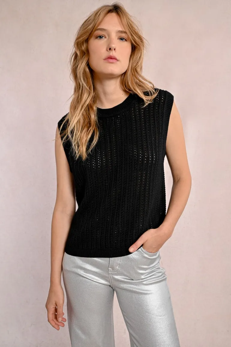 Pull sans manches