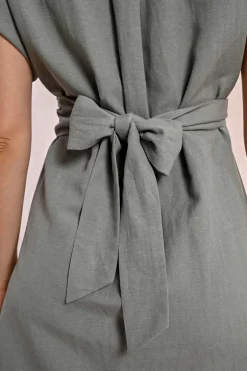 Robe chemise à dos nouable