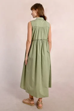 Robe chemise asymétrique