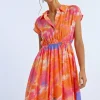 Robe chemise colorée