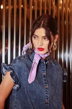 Robe chemise en jean