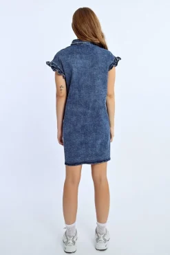 Robe chemise en jean