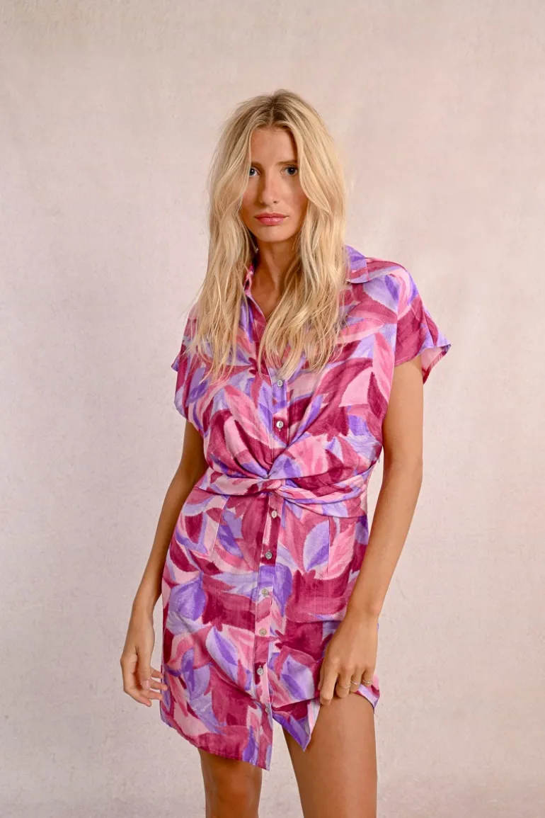 Robe chemise imprimée