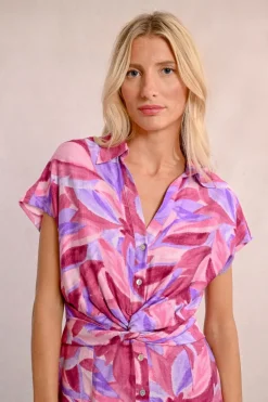 Robe chemise imprimée