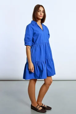 Robe chemisier à volants