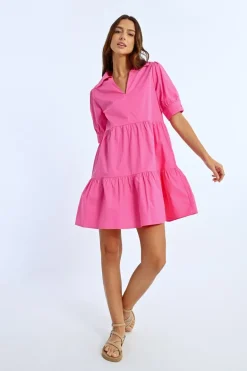 Robe chemisier à volants