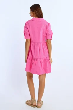 Robe chemisier à volants