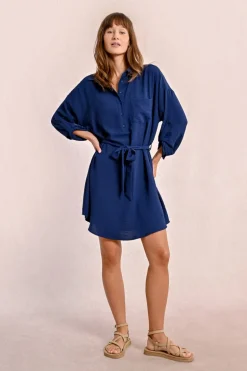 Robe chemisier courte nouable