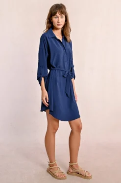 Robe chemisier courte nouable