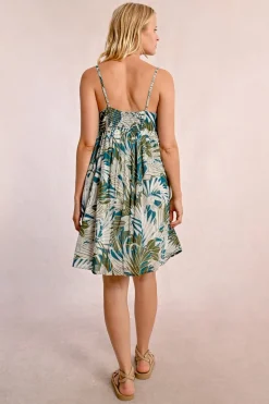 Robe courte à bretelles