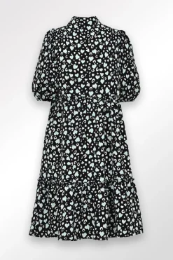 Robe courte à imprimé