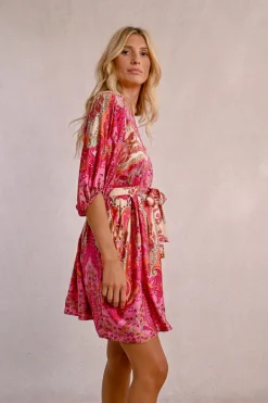 Robe courte à imprimé
