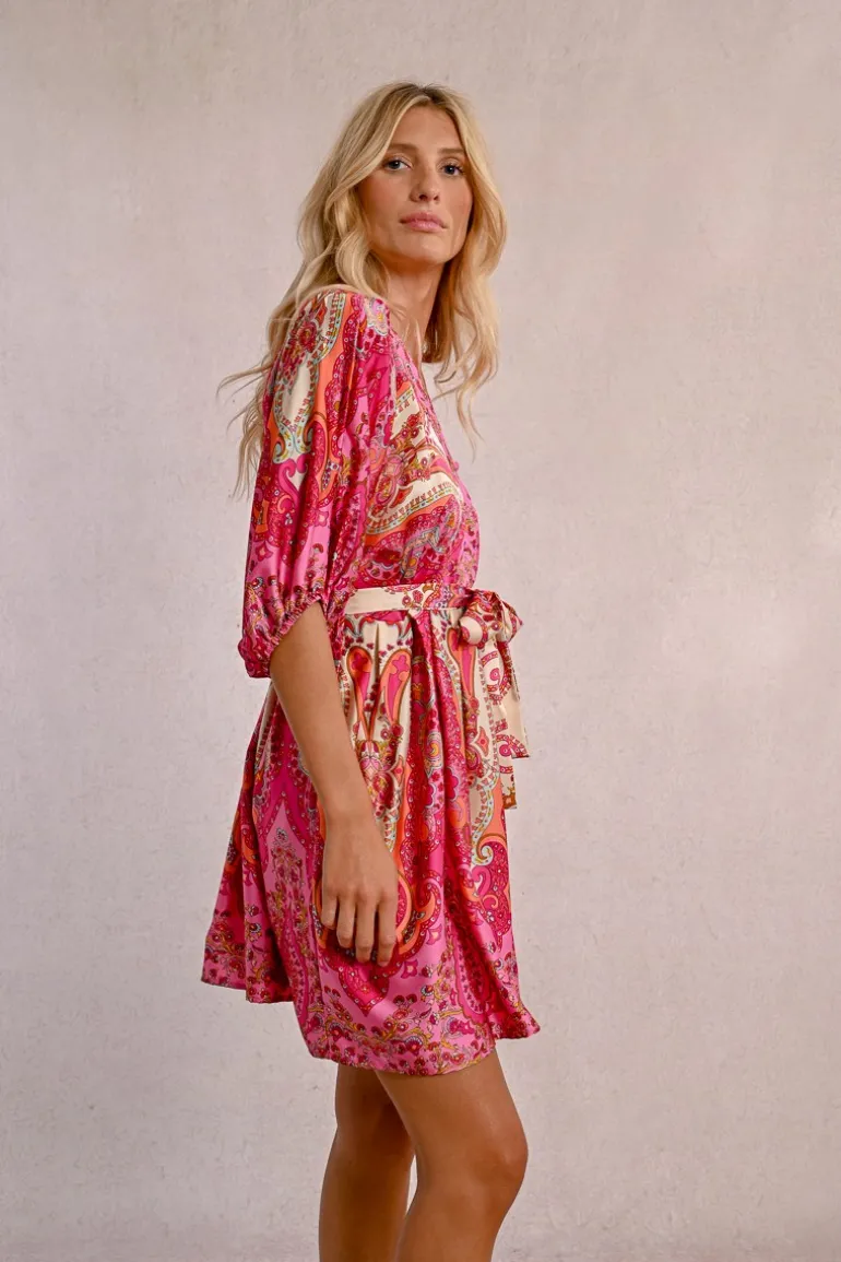 Robe courte à imprimé