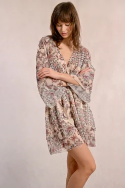 Robe courte à imprimé