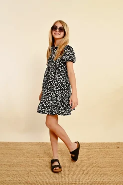 Robe courte à imprimé