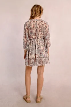 Robe courte à imprimé