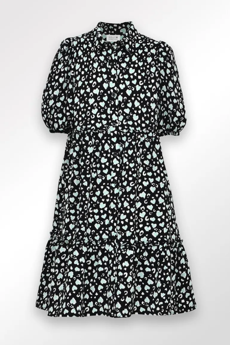 Robe courte à imprimé