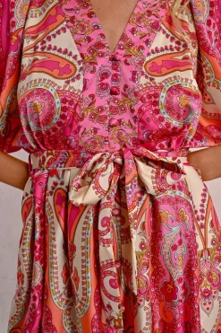 Robe courte à imprimé