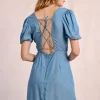 Robe courte en Tencel