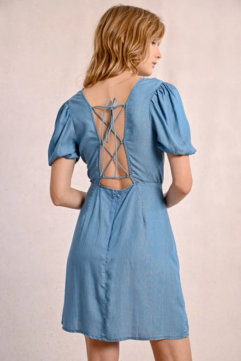 Robe courte en Tencel