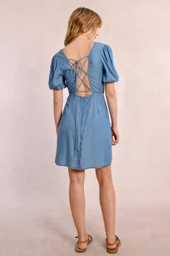 Robe courte en Tencel