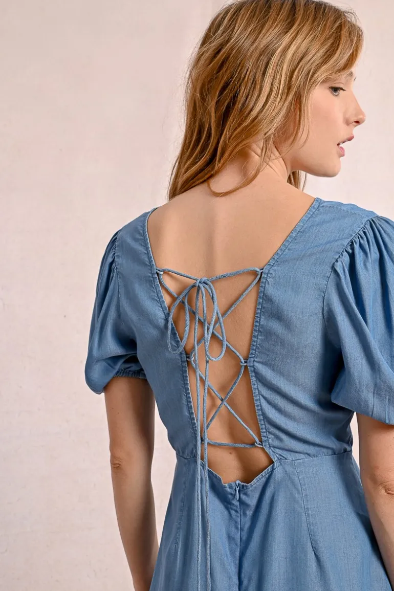Robe courte en Tencel
