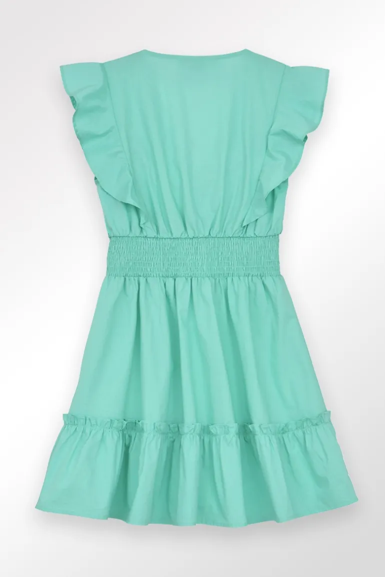 Robe courte en volume