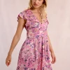 Robe courte imprimée