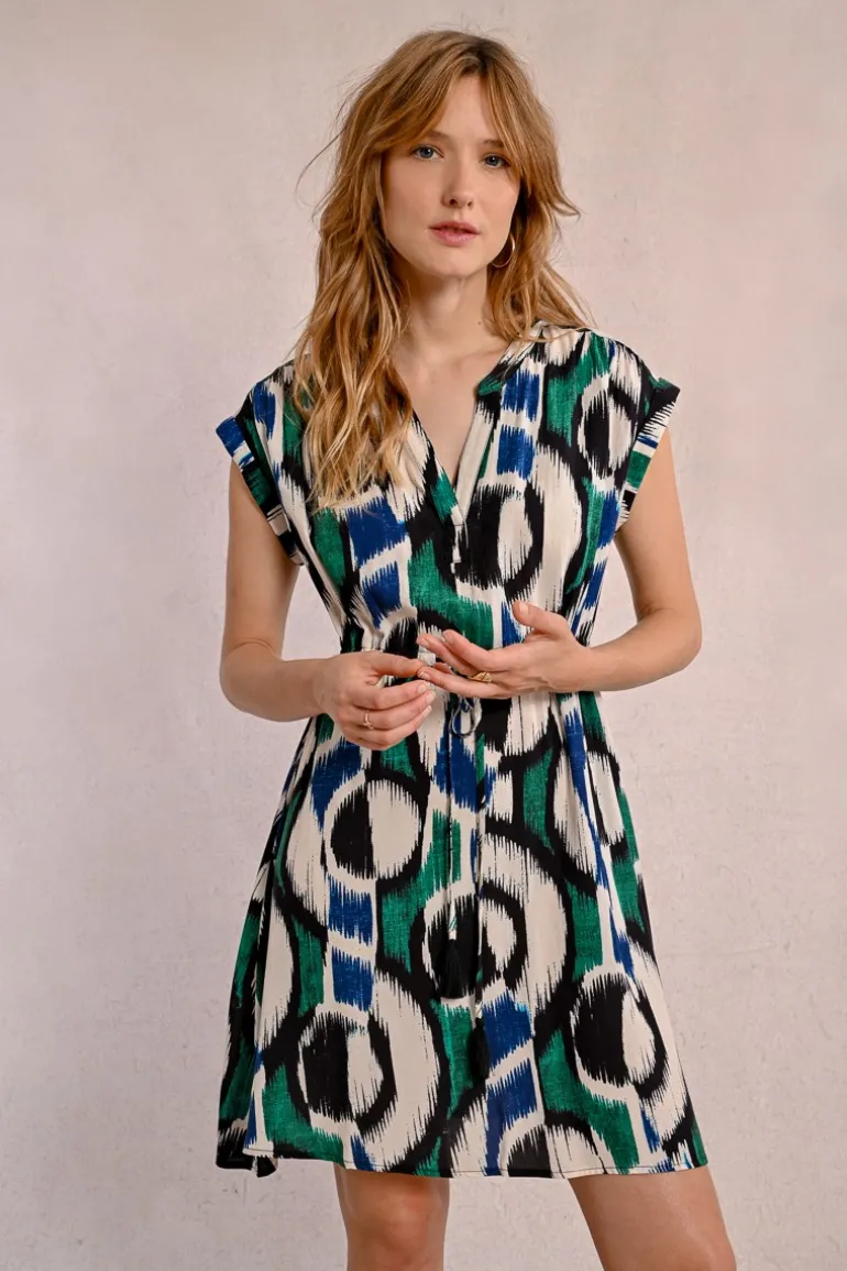 Robe courte imprimée