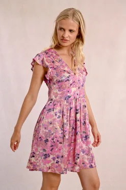 Robe courte imprimée