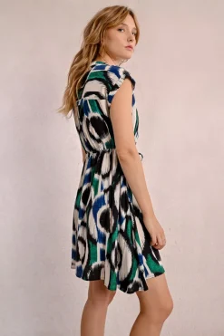 Robe courte imprimée