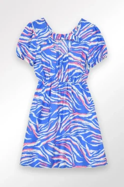 Robe courte, imprimée