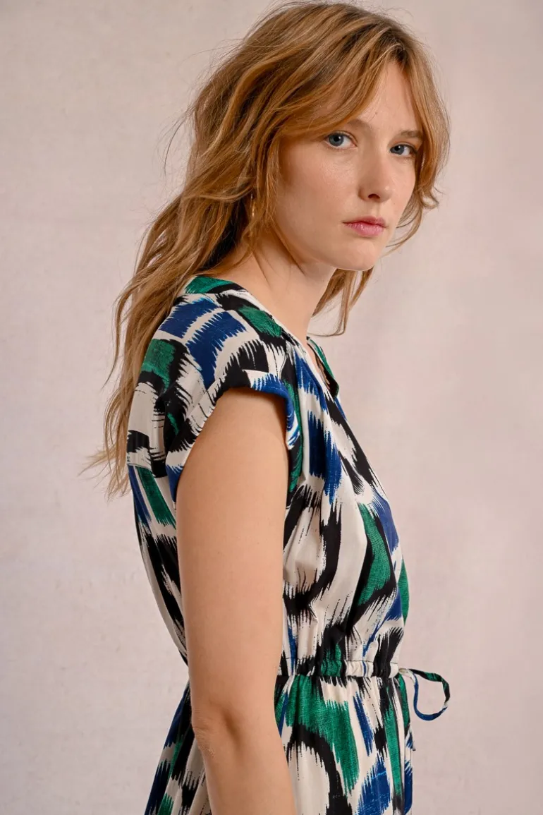 Robe courte imprimée