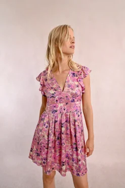 Robe courte imprimée