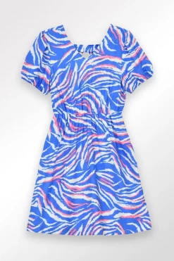 Robe courte, imprimée