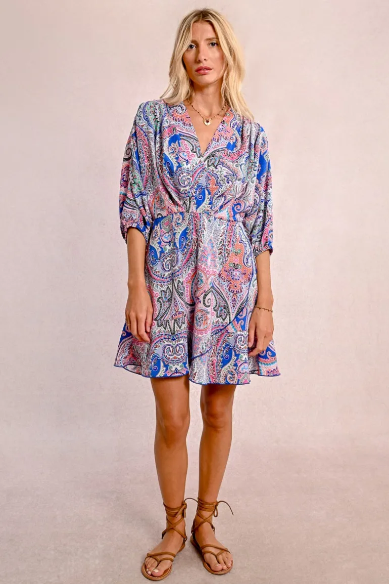 Robe courte imprimée